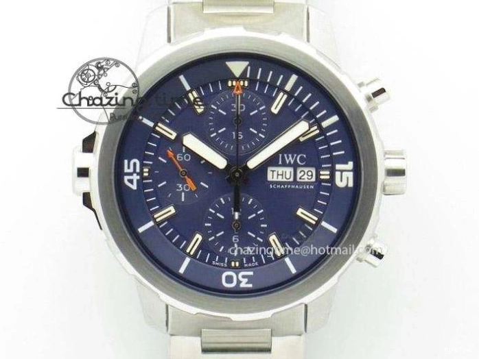 MIROTIME 0724 Mark XVIII IW327010 SS M+F 1:1 Best Edition Blue Dial on Brown Leather Strap A Resilient 7051